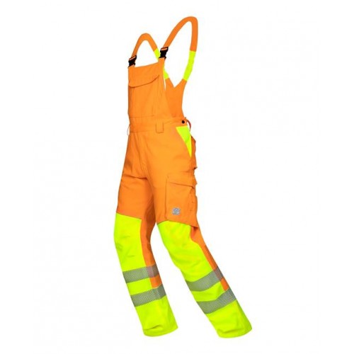 Výstražné nohavice s náprsenkou SIGNAL oranžové